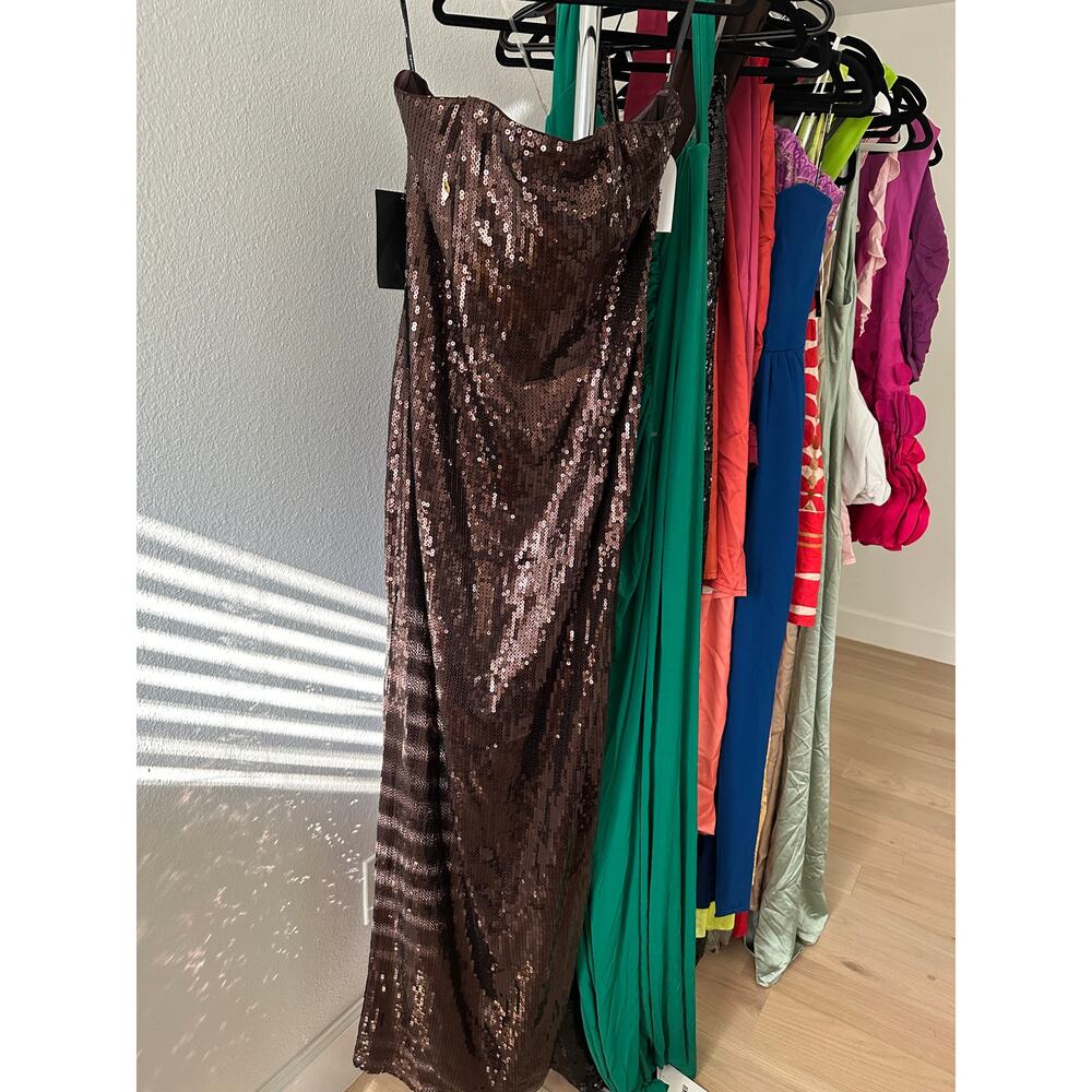 retrofete Ember Dress in Dark Chocolate - Picture 6 of 14